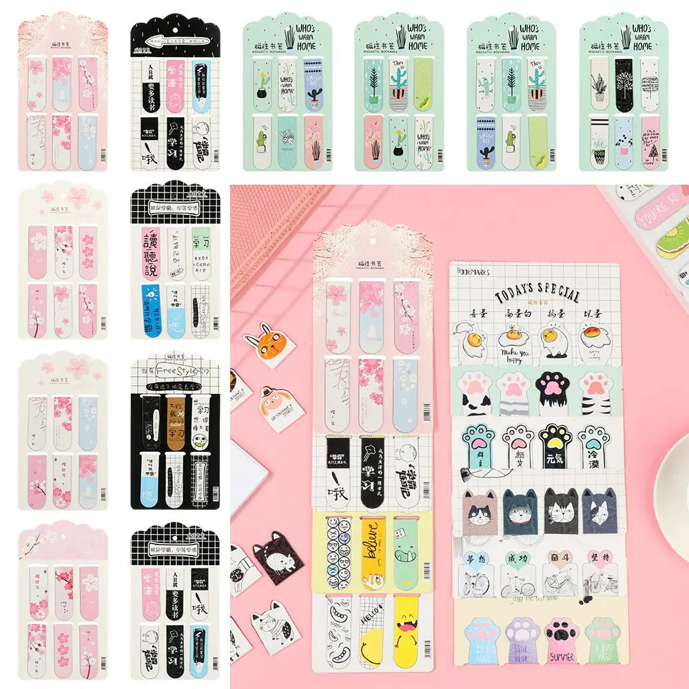 4pcs/Set Student Rewarding Prize Stationery Books Marker of Page Magnet Magnetic Bookmarks Book Mark Page Markers
4pcs/Set Student Rewarding Prize Stationery Books Marker of Page Magnet Magnetic Bookmarks Book Mark Page Markers