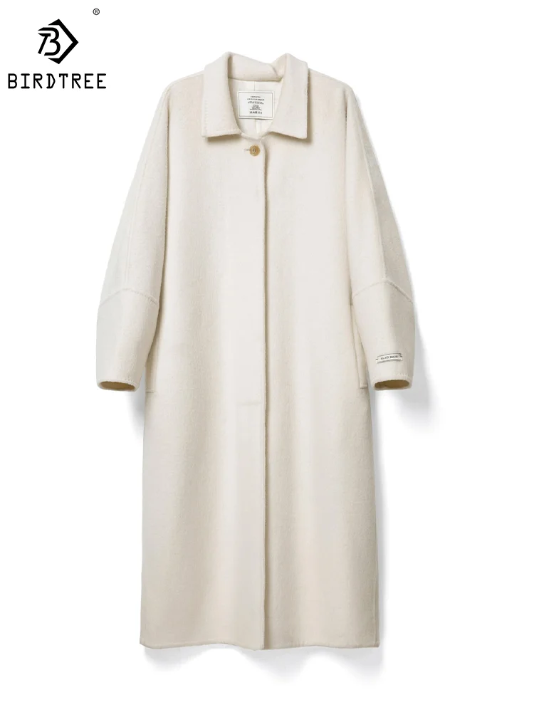 

Женское шерстяное пальто с кроличьим мехом в Корейском стиле, осенне-зимнее теплое пальто, C3D510QM