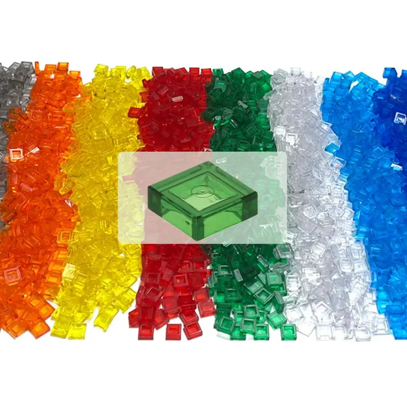260pcs Transparent Tile1x1 Building Block MOC Parts Colorful Brick Toys For Pixel Art Children Creative Compatible
260pcs Transparent Tile1x1 Building Block MOC Parts Colorful Brick Toys For Pixel Art Children Creative Compatible