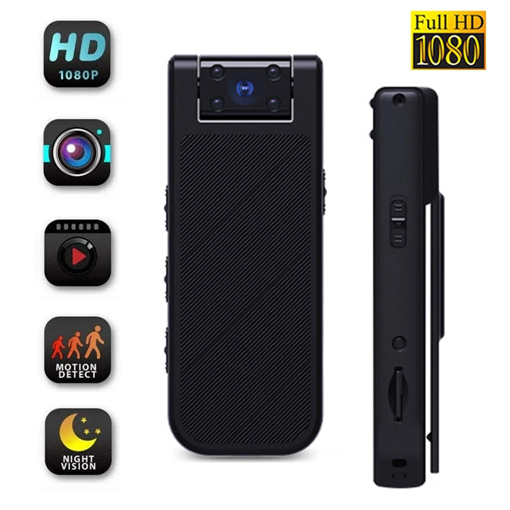 HD Sports Portable Body Camera Back Clip Law Enforcement Recorder 1080P Night Vision 180 Rotating Len Sport DV Digital Camcorder
HD Sports Portable Body Camera Back Clip Law Enforcement Recorder 1080P Night Vision 180 Rotating Len Sport DV Digital Camcorder