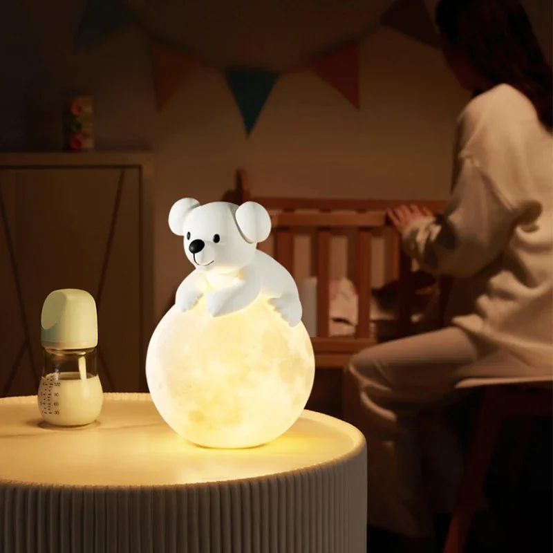 Koala Moon Pendant Light Bedroom Bedside Lamp Animal Warm Dining Room Hanging Lamp Table Lamp Children Room Moon Koala Droplight
Koala Moon Pendant Light Bedroom Bedside Lamp Animal Warm Dining Room Hanging Lamp Table Lamp Children Room Moon Koala Droplight