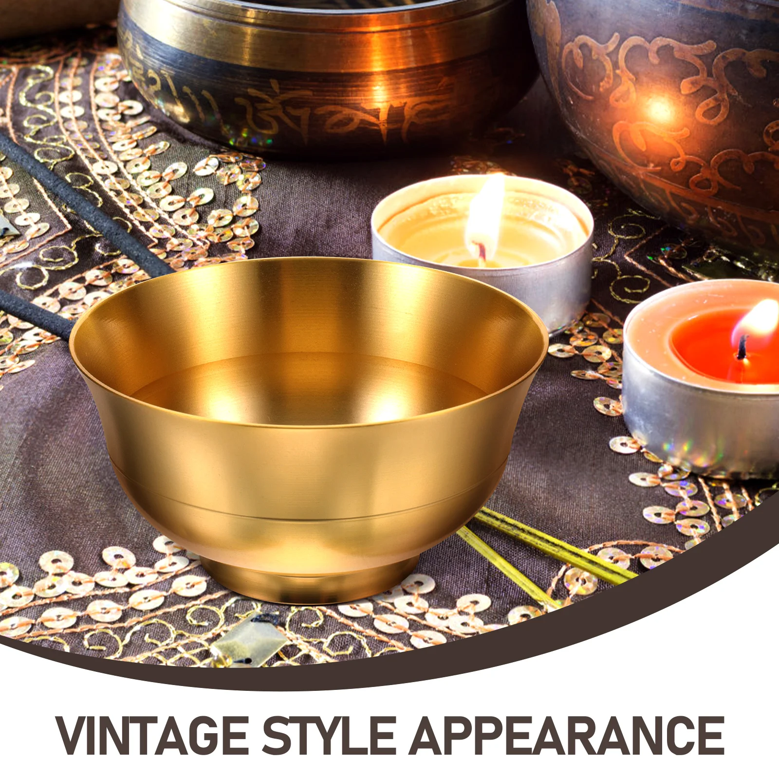 Altar Offering Bowl Wealth Cornucopia Brass Glossy Retro Decor Offerings Worship Cup Decorative
Altar Offering Bowl Wealth Cornucopia Brass Glossy Retro Decor Offerings Worship Cup Decorative