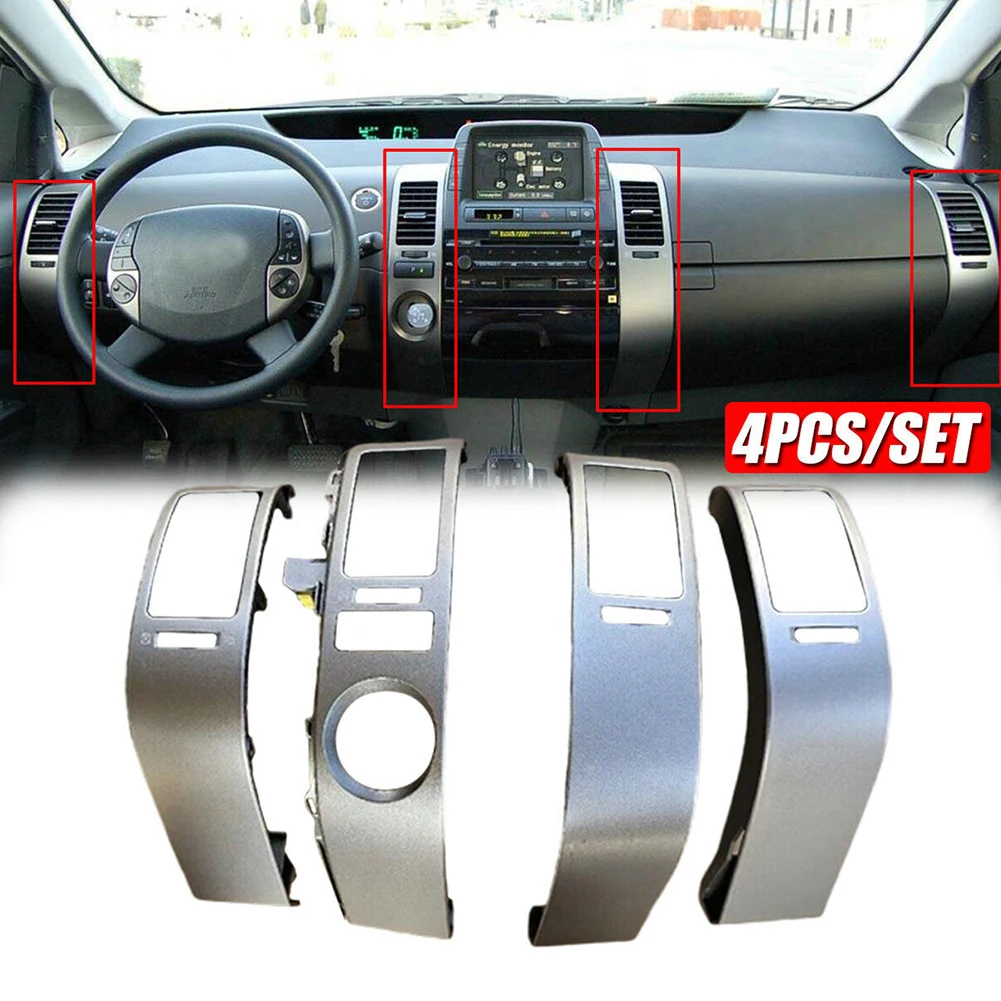 A/C Dash Air Vent Cover Trim 4PCS 55670-47060 Accessories Center Inner Replacement For Toyota For Prius 2004-2006
A/C Dash Air Vent Cover Trim 4PCS 55670-47060 Accessories Center Inner Replacement For Toyota For Prius 2004-2006