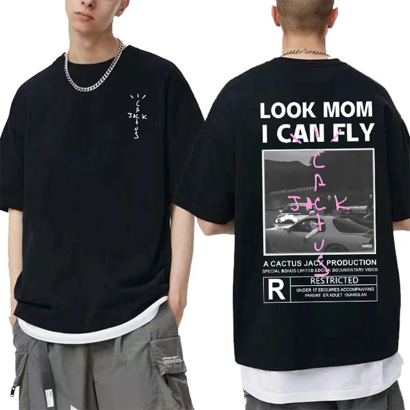 Hot Cactus Jack T Shirt Kanye West Men's Women's LOOK MOM I CAN FLY T Shirt ASTROWORLD Hip Hop Short Sleeve Oversized T Shirt
Hot Cactus Jack T Shirt Kanye West Men's Women's LOOK MOM I CAN FLY T Shirt ASTROWORLD Hip Hop Short Sleeve Oversized T Shirt