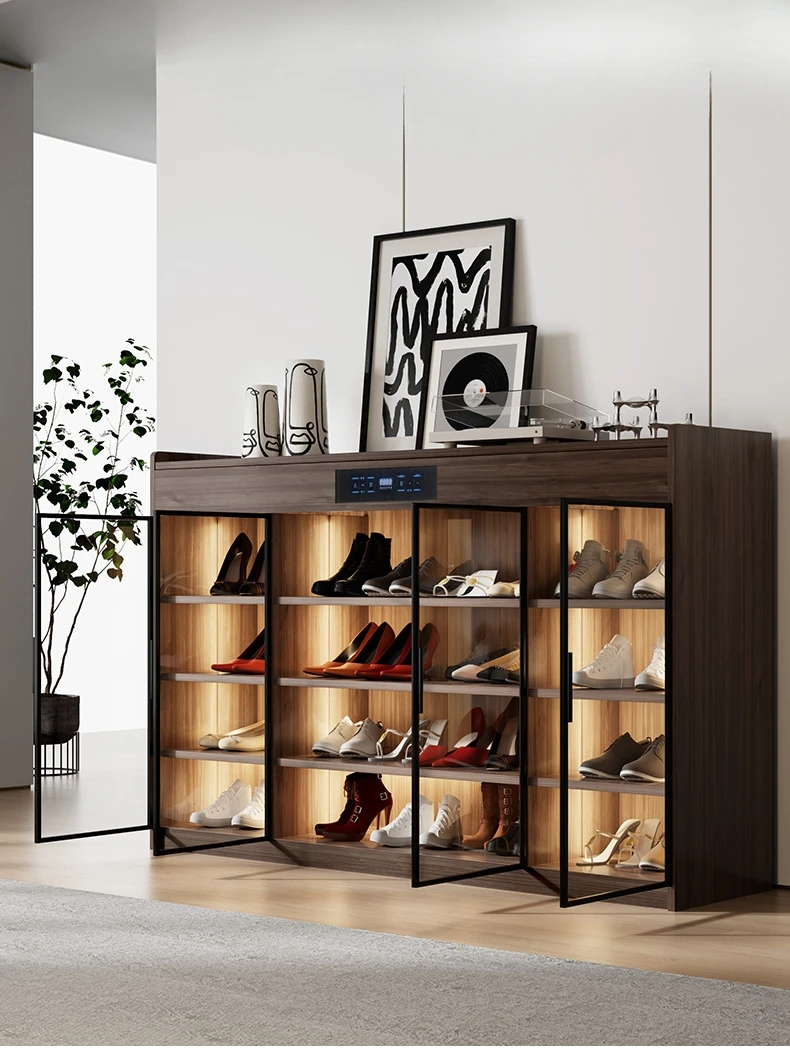 Intelligent Disinfection Shoe Cabinet Deodorization, Sterilization, Drying Glass Door Entrance Household Minimalist Shoe Cabinet
Intelligent Disinfection Shoe Cabinet Deodorization, Sterilization, Drying Glass Door Entrance Household Minimalist Shoe Cabinet