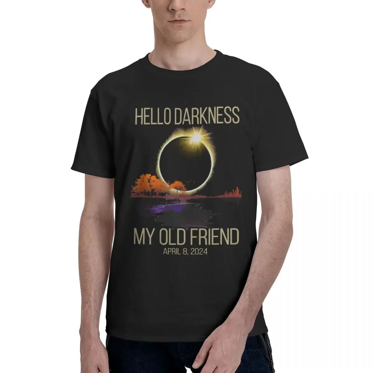 Solar Eclipse 2024 Hello Darkness My Old Friend April 08, 24 T-Shirt Astronomer Gifts Total Solar Eclipse Short Sleeve Tops
Solar Eclipse 2024 Hello Darkness My Old Friend April 08, 24 T-Shirt Astronomer Gifts Total Solar Eclipse Short Sleeve Tops