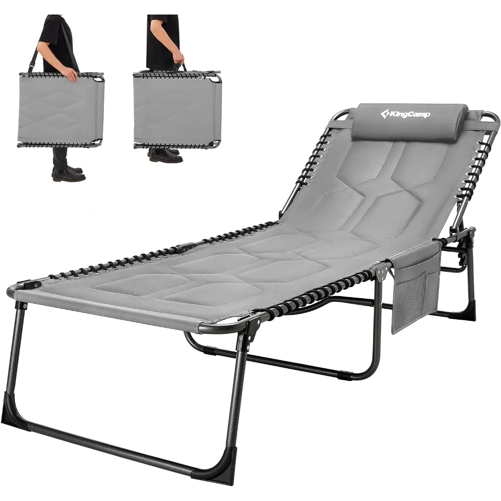 Oversized Upholstered Folding Recliner for Outdoor Use, Lie-flat Heavy-duty Adjustable Recliner with Pillows, Grey
Oversized Upholstered Folding Recliner for Outdoor Use, Lie-flat Heavy-duty Adjustable Recliner with Pillows, Grey