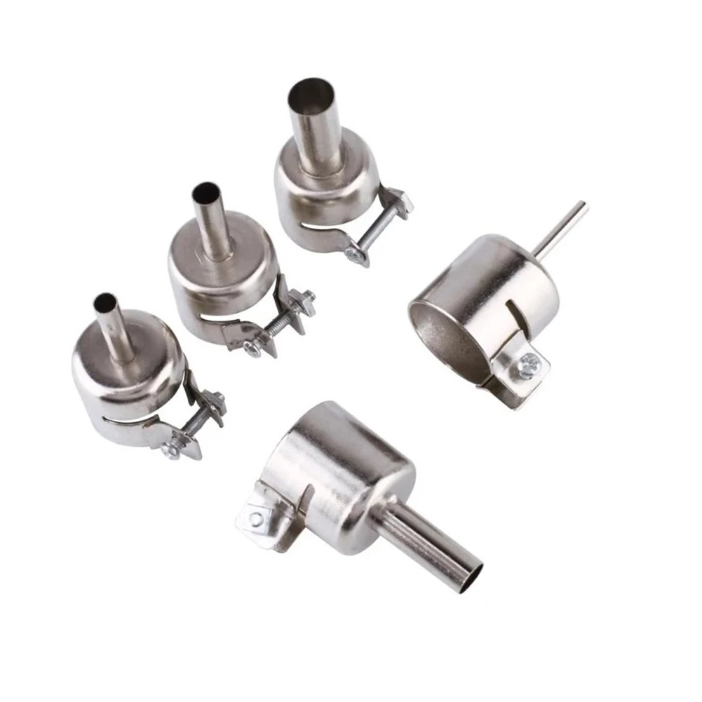 5Pc 3-10mm Circular Nozzles For Hot Air Soldering Station 850 852D 898 Aluminum Alloy Universal Meatal Heat Gun Resisting Nozzle
5Pc 3-10mm Circular Nozzles For Hot Air Soldering Station 850 852D 898 Aluminum Alloy Universal Meatal Heat Gun Resisting Nozzle