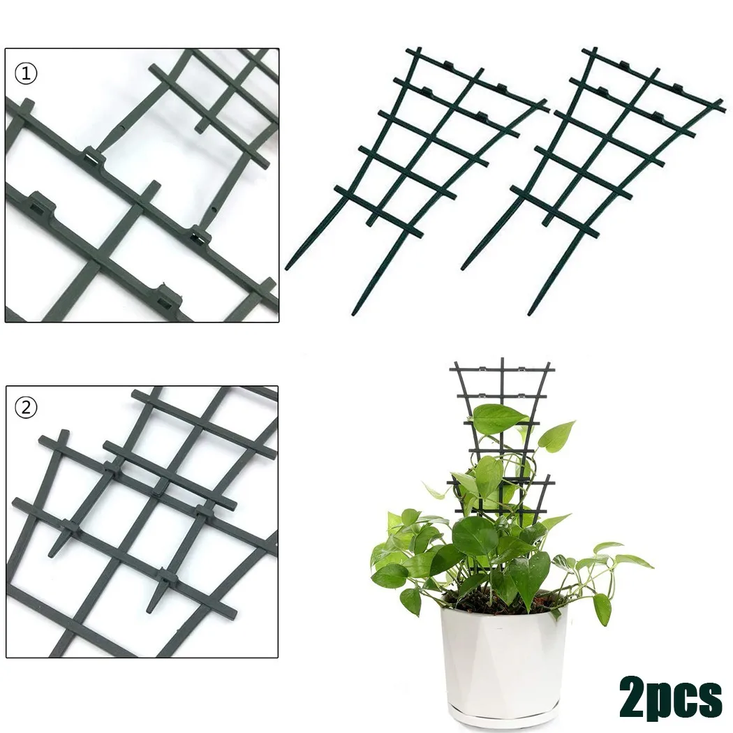 2pcs Plant Support Frame 9.84in Plastic Green Garden Plant Climbing Trellis Vegetables Flowers Tie Support Plant Pot Frame
2pcs Plant Support Frame 9.84in Plastic Green Garden Plant Climbing Trellis Vegetables Flowers Tie Support Plant Pot Frame