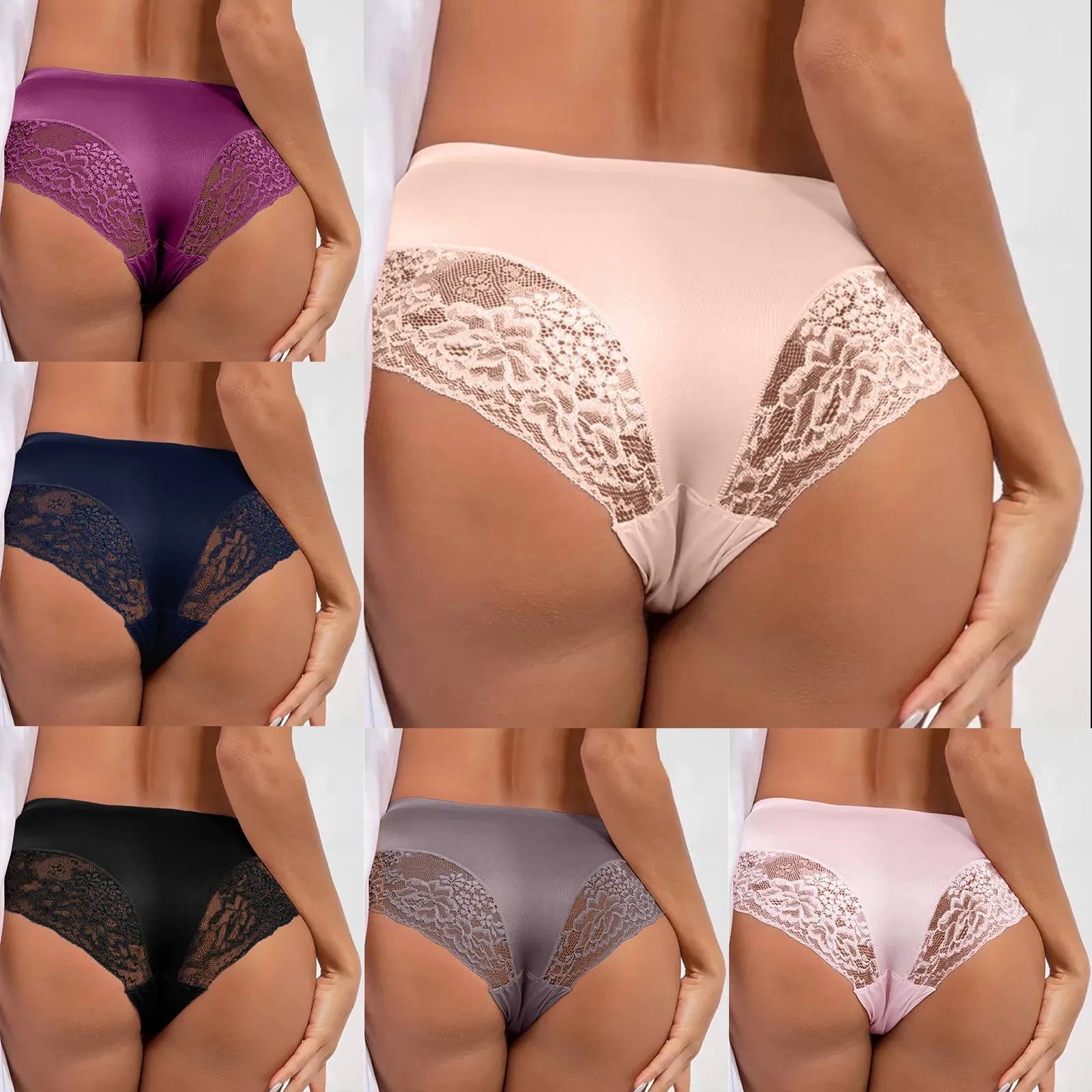 Women's Low Waist Mesh Briefs Solid Color Cotton Crotch Underwear Panties Cotton Underwear for Women String Bikini Rose
Women's Low Waist Mesh Briefs Solid Color Cotton Crotch Underwear Panties Cotton Underwear for Women String Bikini Rose