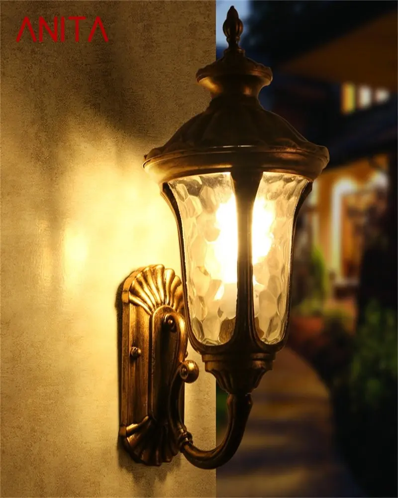 

ANITA Classical Outdoor Wall Light LED Waterproof IP65 Retro Sconces Lamp Decorative for Home Porch