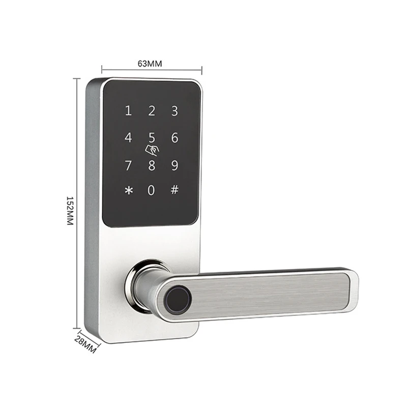 

Smart Lock Door Factory Direct Sale TTLock Digital Chinese Password Safe Chinese Locks Smart Door Lock For Hotel Apartment Flats