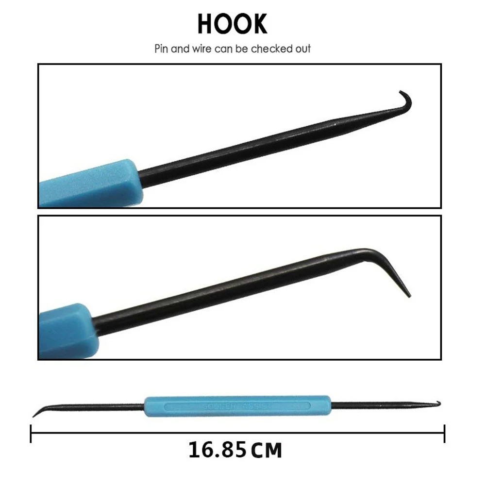 Desoldering Aid Tool Versatile Helper 6in1 Solder Assist Repair Tool Set for Components Welding Grinding Cleaning
Desoldering Aid Tool Versatile Helper 6in1 Solder Assist Repair Tool Set for Components Welding Grinding Cleaning