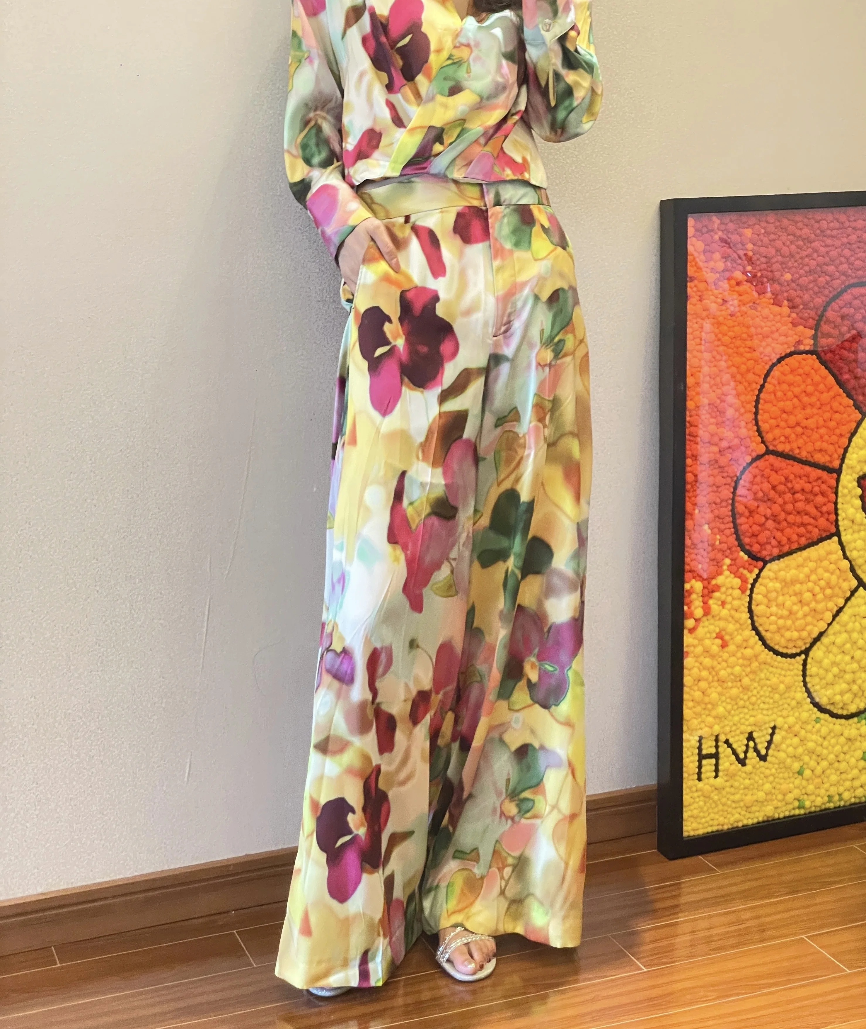 BMZRLJY Europe And The United States New Fashion Temperament Leisure Tropical French Retro Print High Waist Wide Pipe Trousers
BMZRLJY Europe And The United States New Fashion Temperament Leisure Tropical French Retro Print High Waist Wide Pipe Trousers