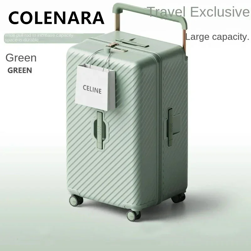 

COLENARA 22"24"Luggage with Wheels 26"28"30 Inch Extra Large Capacity Trolley Case Sturdy and Durable with Wheels Suitcase