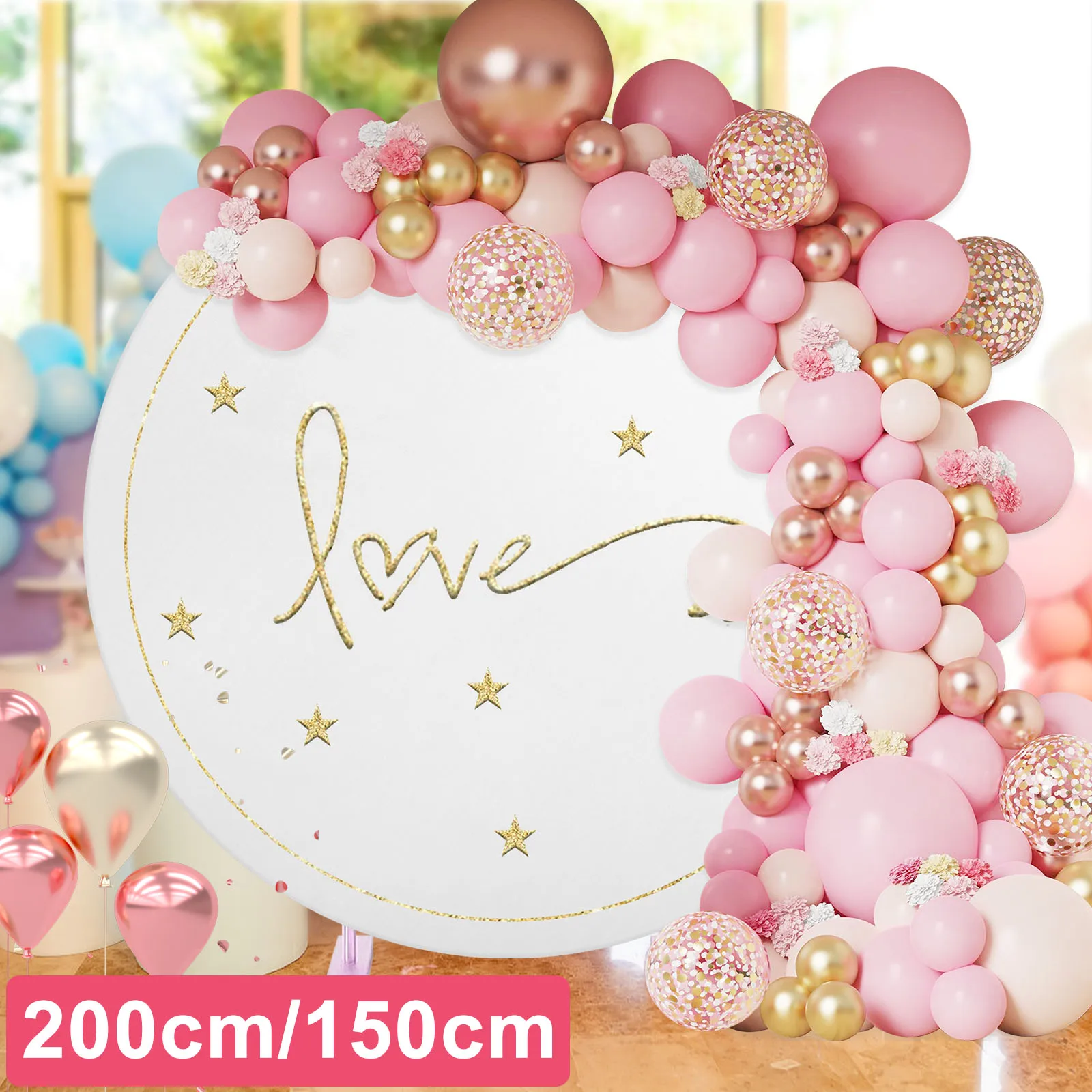 Round Arch Cover Elastic Arch Backdrop Stands Cover White Round Photo Background Polyester Round Arch Stand Cover for Birthday
Round Arch Cover Elastic Arch Backdrop Stands Cover White Round Photo Background Polyester Round Arch Stand Cover for Birthday