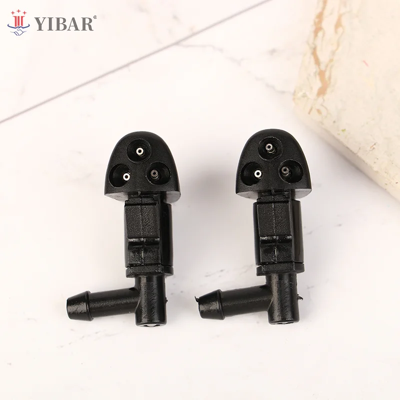 

2Pcs/Set Car Universal Front Windshield Wiper Nozzle Sprayer Sprinkler Water Fan Spout Cover Washer Outlet Adjustment Kits
