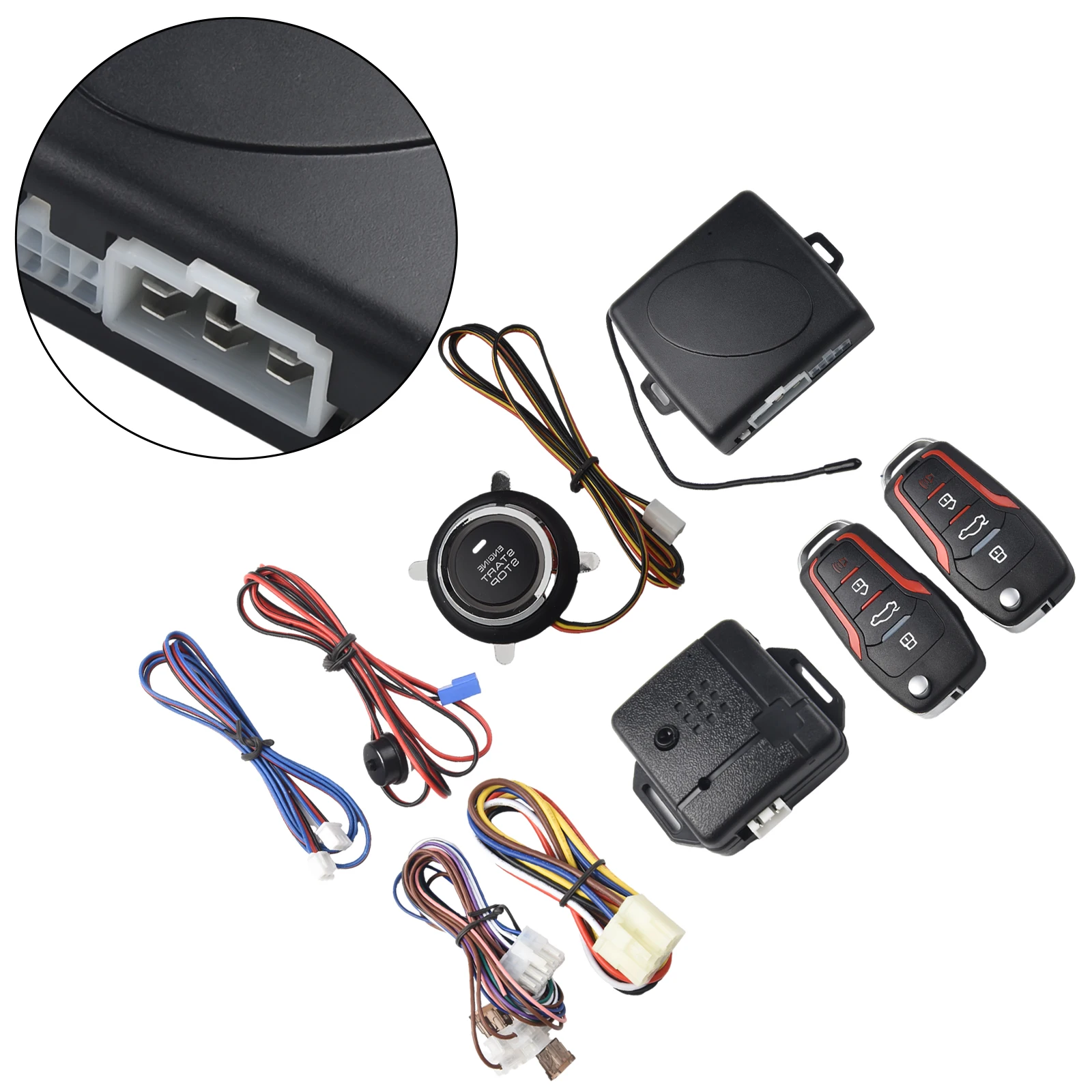 Car Alarm With Auto Push Button Auto Stop Keyless Entry System Smart Key Remote Kit Automotive Accessory Keyless Start System
Car Alarm With Auto Push Button Auto Stop Keyless Entry System Smart Key Remote Kit Automotive Accessory Keyless Start System