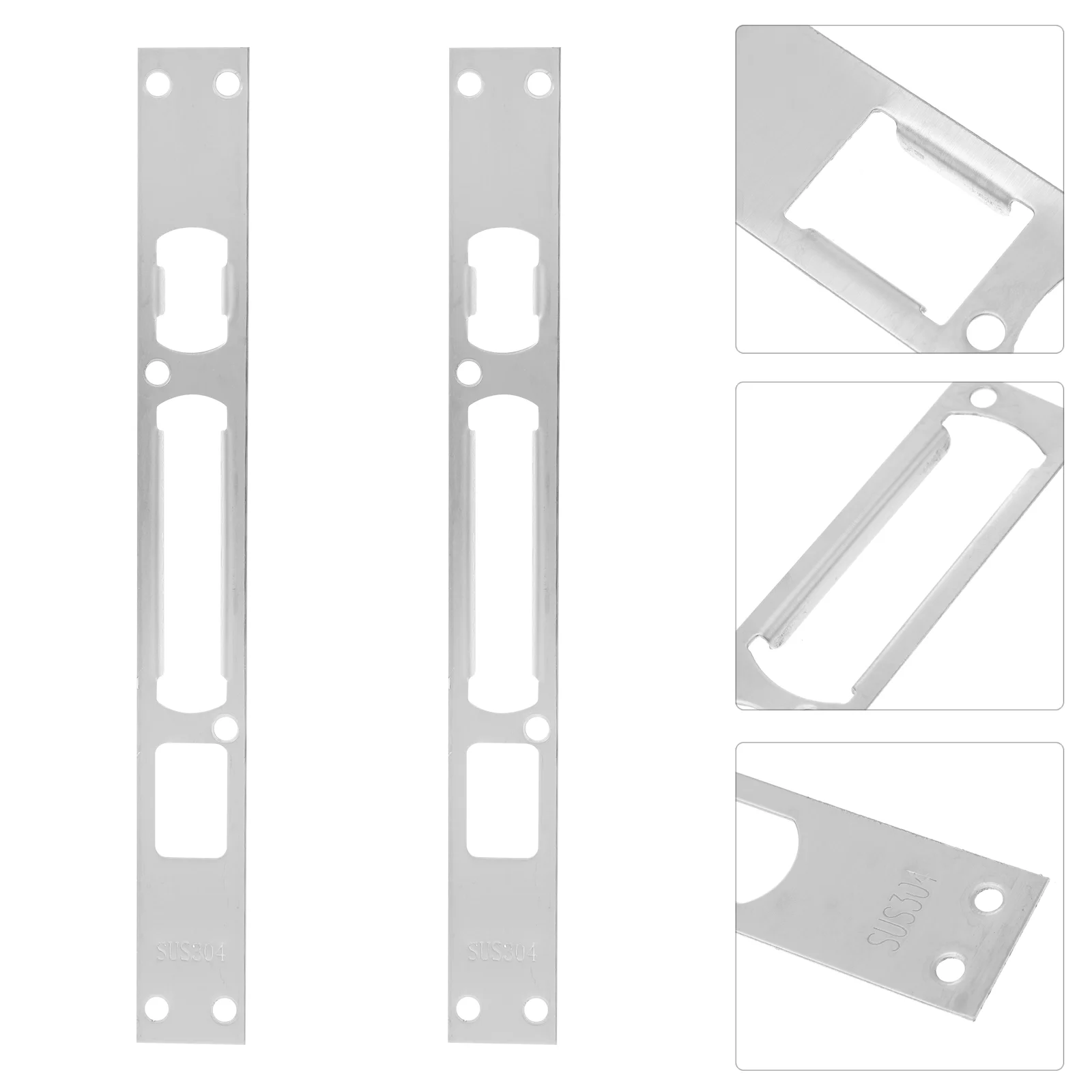 2 Pcs Door Frame Buckle Security Locks for Front Stainless Steel Repair Kit Deadbolt
2 Pcs Door Frame Buckle Security Locks for Front Stainless Steel Repair Kit Deadbolt