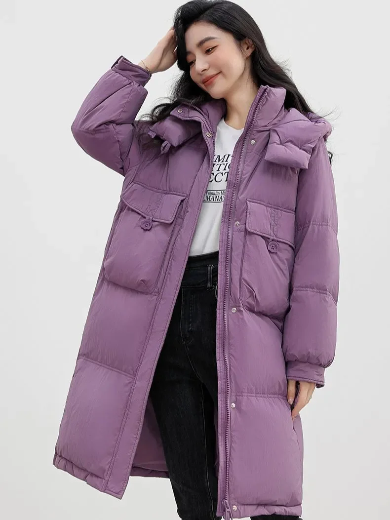2023 Winter Warm down jacket for Women mid length Puffer Coat Fashion loose female Down Parka trend Y4297
2023 Winter Warm down jacket for Women mid length Puffer Coat Fashion loose female Down Parka trend Y4297