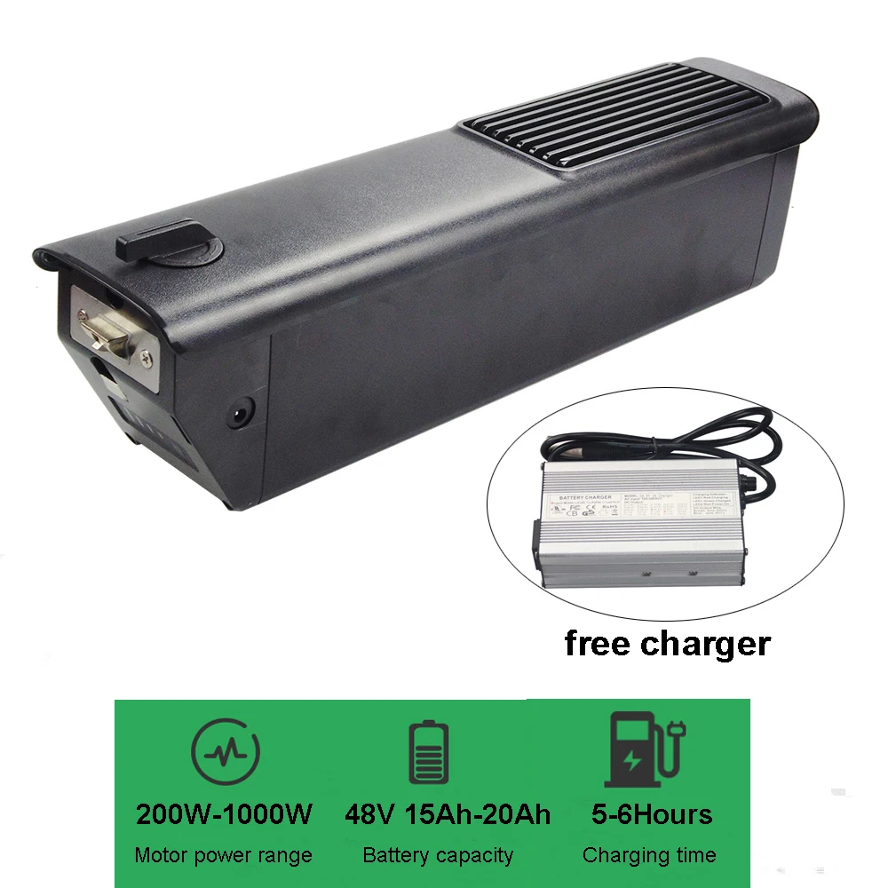 Electric Bike Bicycle Lithium-ion Battery 48V 15Ah 17.5Ah 20Ah for Dakeya DA08 Hidoes B5 Fission Cycles Hellbender Max Ebike
Electric Bike Bicycle Lithium-ion Battery 48V 15Ah 17.5Ah 20Ah for Dakeya DA08 Hidoes B5 Fission Cycles Hellbender Max Ebike