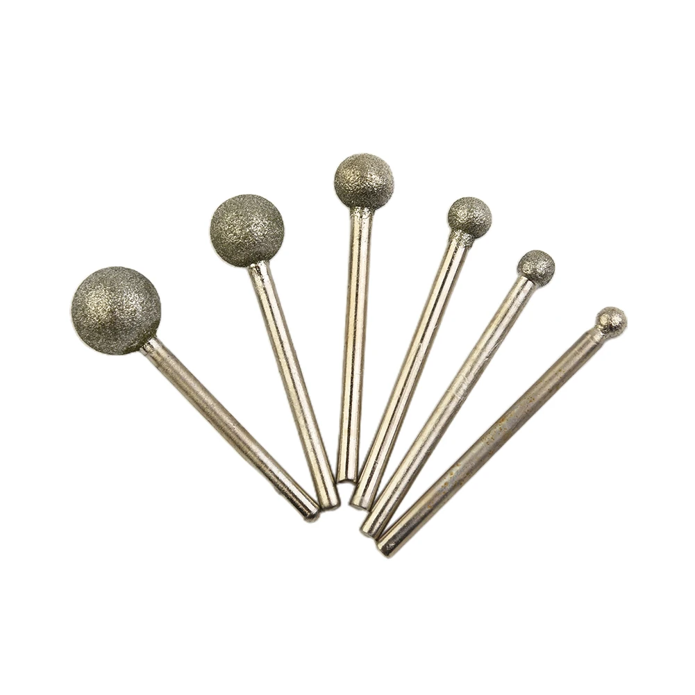 Useful New Practical Diamond Round Ball Burr Drill Bit Grinding Needle Head Kit Set Tool 4-12mm 4/5/6/8/10/12mm
Useful New Practical Diamond Round Ball Burr Drill Bit Grinding Needle Head Kit Set Tool 4-12mm 4/5/6/8/10/12mm