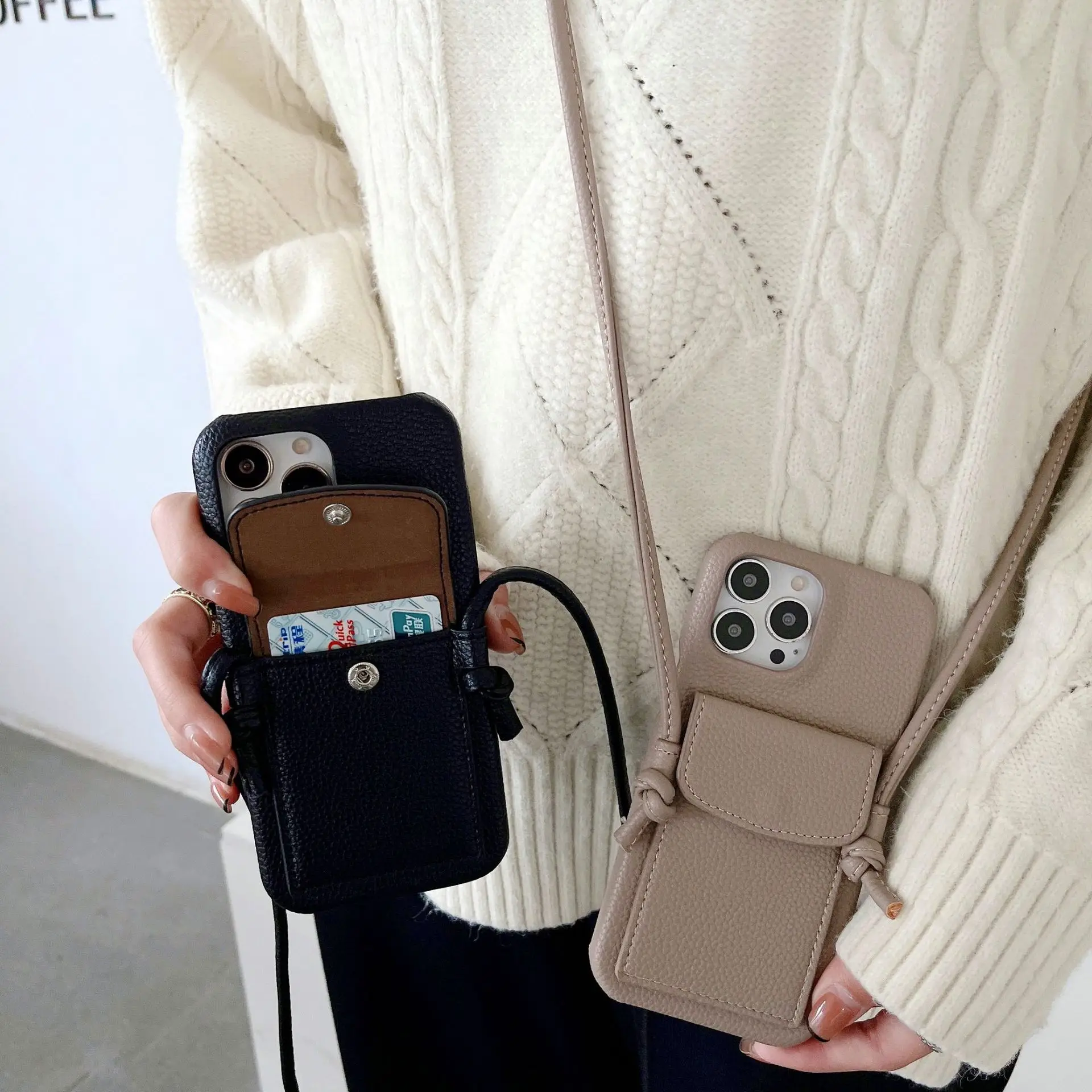 Crossbody Wallet Phone Bag Case For iPhone 14 13 12 11 Pro Max Mini XR XS Max 7 8 Plus Shoulder Strap Leather Card Slot Lanyard
Crossbody Wallet Phone Bag Case For iPhone 14 13 12 11 Pro Max Mini XR XS Max 7 8 Plus Shoulder Strap Leather Card Slot Lanyard