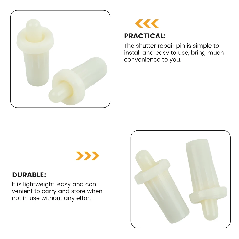 Parts Louver Pins Shutter White Spring Loaded Accessories For Plantation Louver Pins Plastic Repair Pin Durable
Parts Louver Pins Shutter White Spring Loaded Accessories For Plantation Louver Pins Plastic Repair Pin Durable