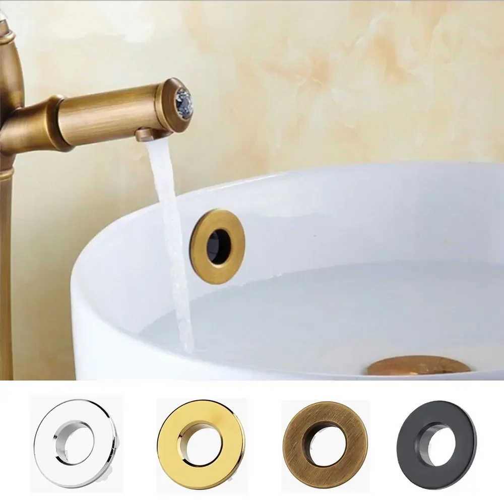 2pcs Sink Overflow Cover Decor Cap Metal Copper Bathroom Washbasin Hole Trim Overflow Ring Bathtub Faucet Accessories 23-25mm
2pcs Sink Overflow Cover Decor Cap Metal Copper Bathroom Washbasin Hole Trim Overflow Ring Bathtub Faucet Accessories 23-25mm