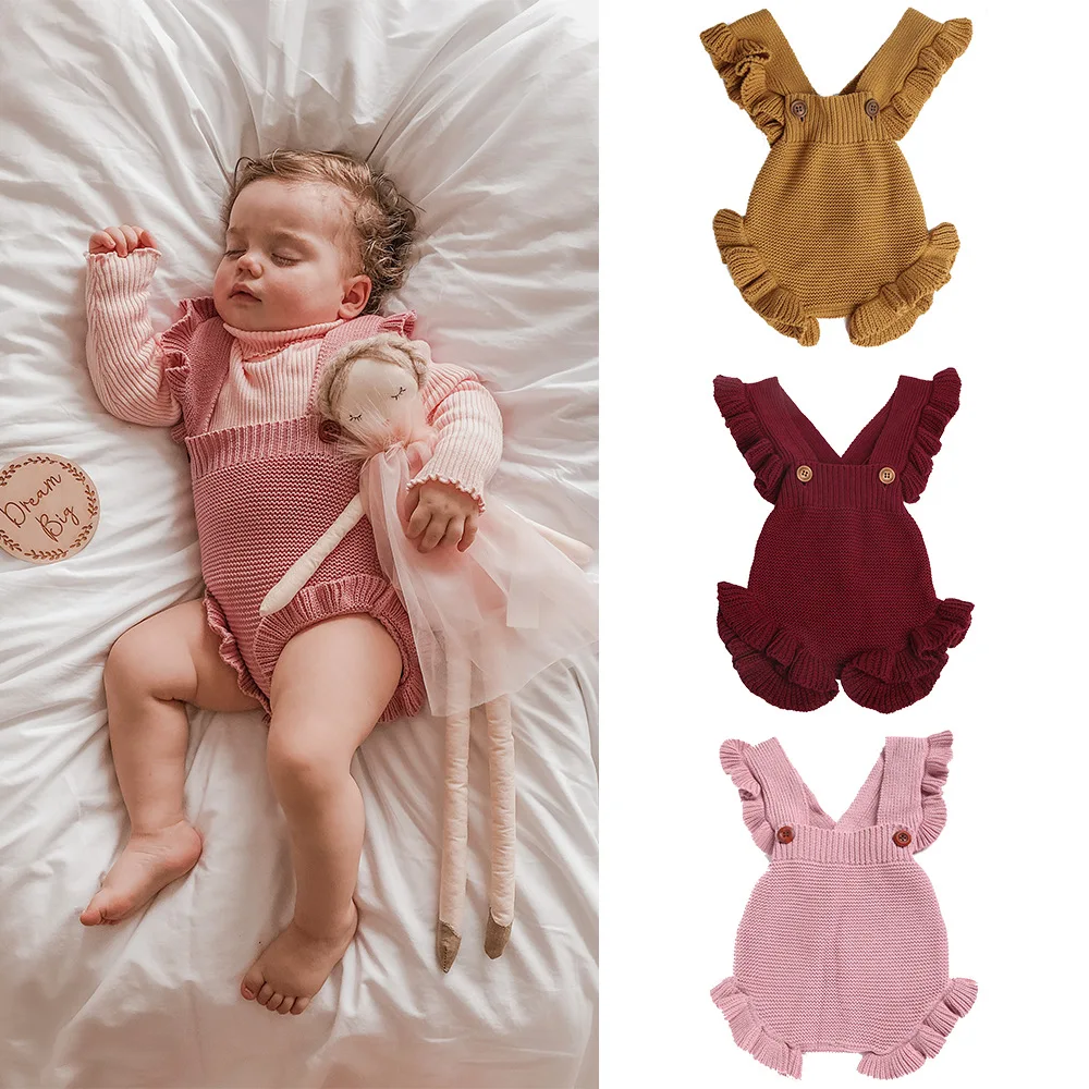 Baby Knitwear Spring Autumn Knitting Outfits Cable Knitted Jumpsuit New Born Baby Items Baby Girl Clothes Baby Romper 
Baby Knitwear Spring Autumn Knitting Outfits Cable Knitted Jumpsuit New Born Baby Items Baby Girl Clothes Baby Romper