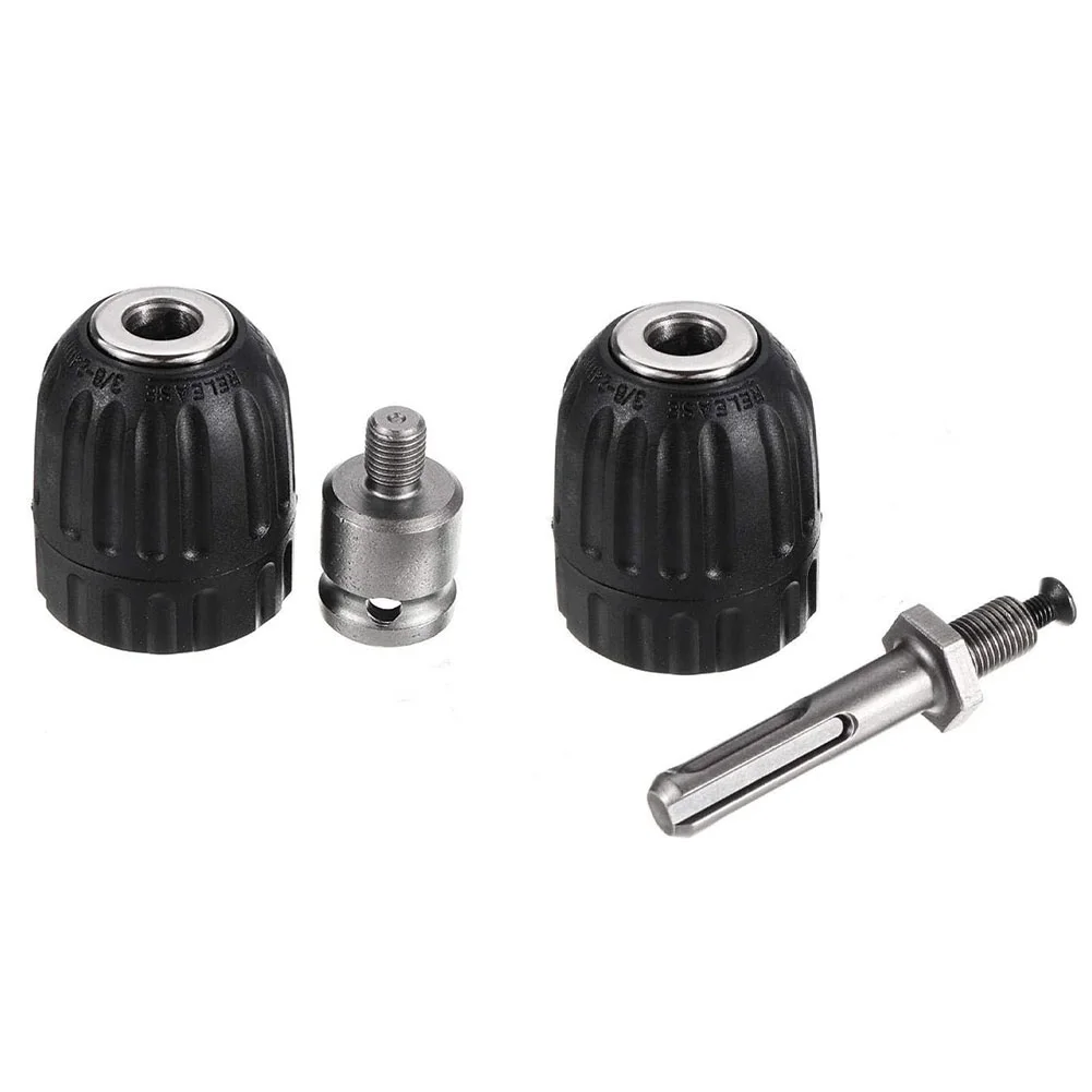 0.8-10mm Keyless Drill Chuck Converter Shaft 3/8-24UNF Thread Drill Chuck Quick Change Drill Bit Adapter For Impact Driver Drill
0.8-10mm Keyless Drill Chuck Converter Shaft 3/8-24UNF Thread Drill Chuck Quick Change Drill Bit Adapter For Impact Driver Drill