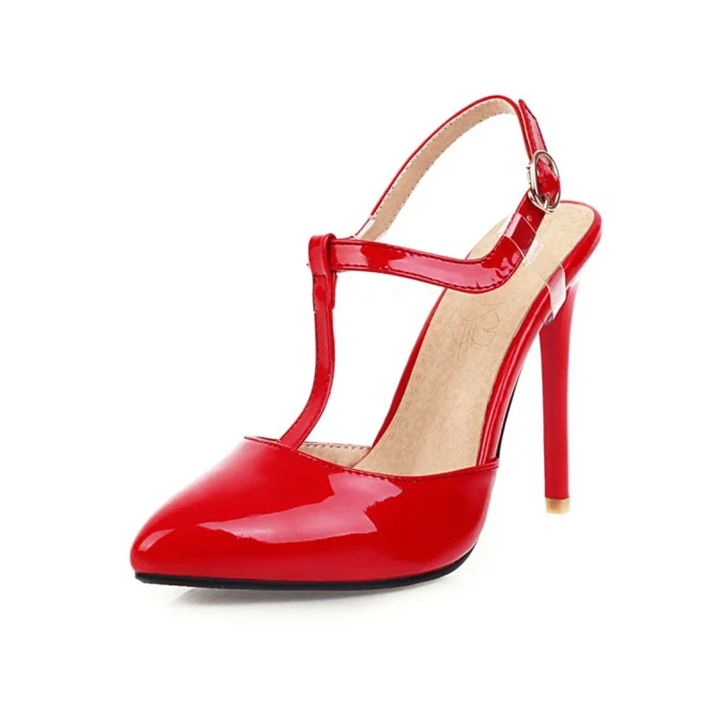 BLXQPYT Sexy High Heels11cm Big Size 35- 46 Sandalias Mujer Gladiator Sandals Women Pointed thin heels Ladies Shoes Pumps T82-1
BLXQPYT Sexy High Heels11cm Big Size 35- 46 Sandalias Mujer Gladiator Sandals Women Pointed thin heels Ladies Shoes Pumps T82-1