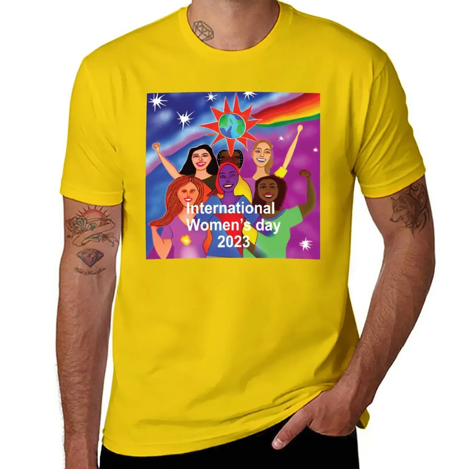

International womens day 2023 T-Shirt customs aesthetic clothes plus sizes men t shirts