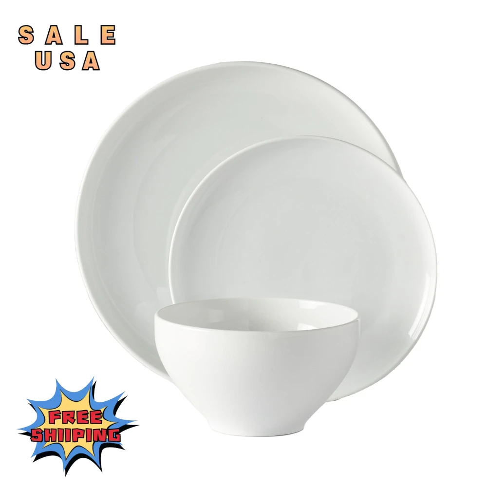 Vivian 12 Piece Porcelain Dinnerware Set Homes Kitchen & Dining Tableware Easy To Clean
Vivian 12 Piece Porcelain Dinnerware Set Homes Kitchen & Dining Tableware Easy To Clean