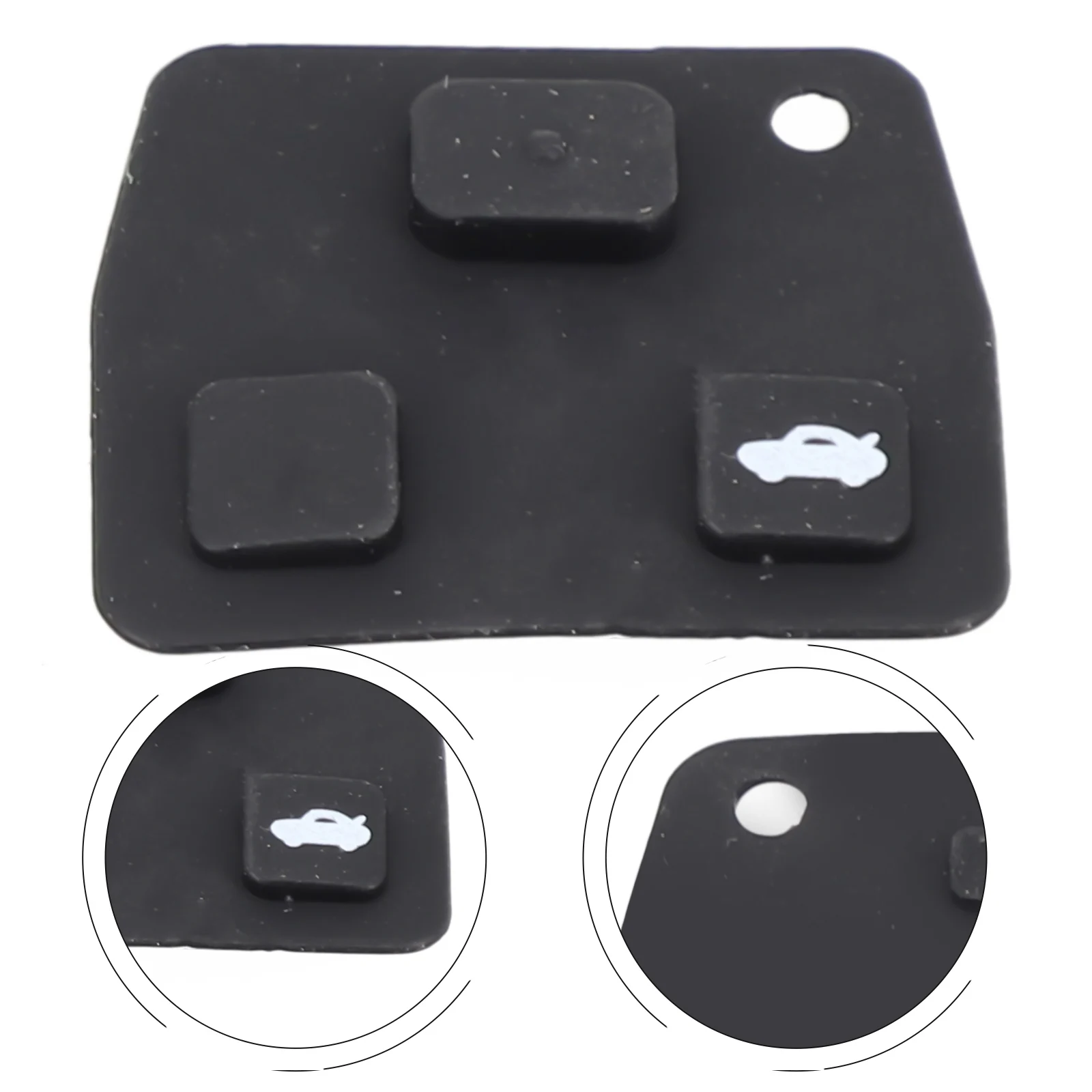 3 Button Car Rubber Key Pad Fit For Toyota Rubber Black Straight Button Leather Silicone Pad Auto Accessories Easy Install
3 Button Car Rubber Key Pad Fit For Toyota Rubber Black Straight Button Leather Silicone Pad Auto Accessories Easy Install