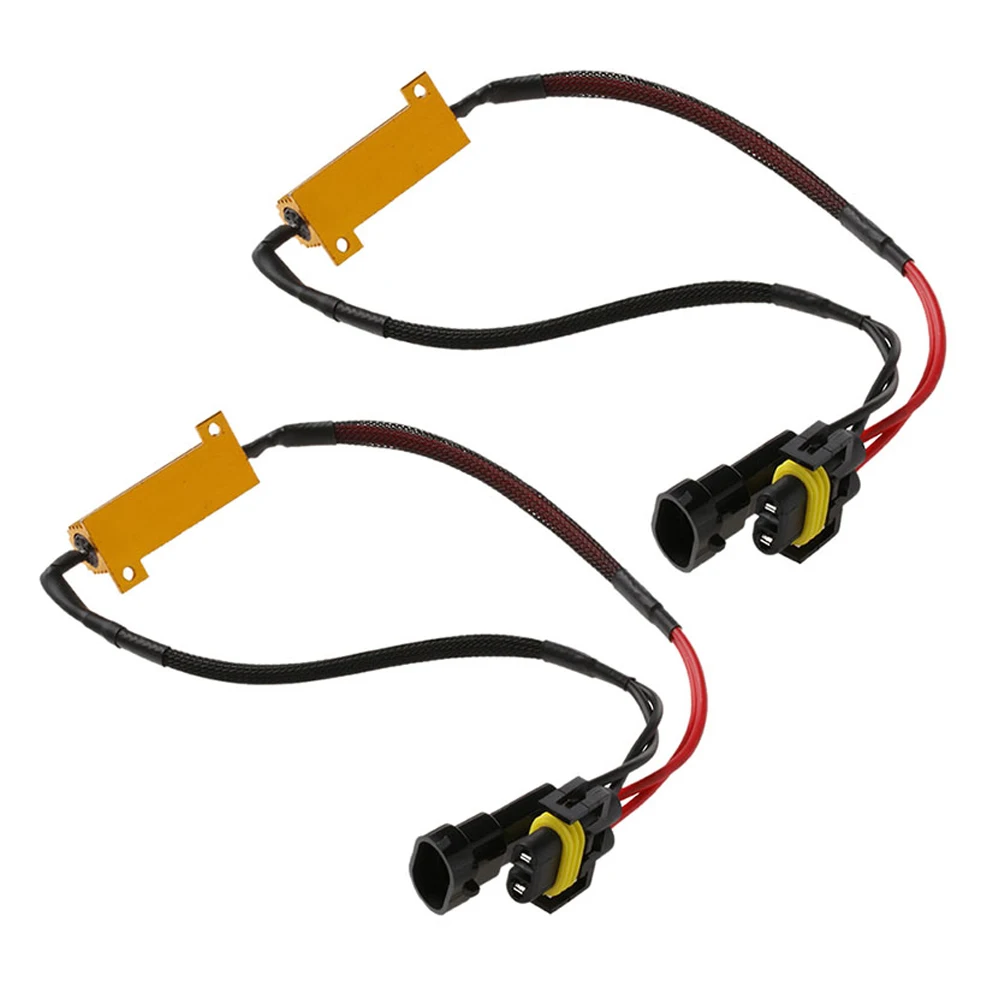 2Pcs H8 H9 H11 50W 6Ω LED Light Canbus Load Resistor Flicker Decoders Warning Canceler Harness Car Electronics
2Pcs H8 H9 H11 50W 6Ω LED Light Canbus Load Resistor Flicker Decoders Warning Canceler Harness Car Electronics