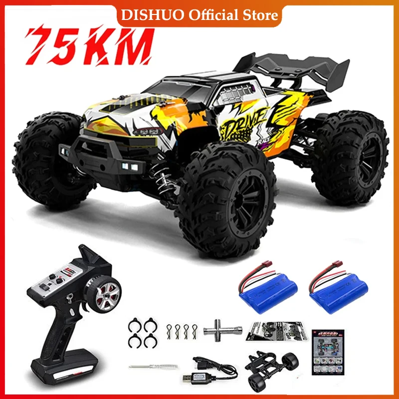 

RC Cars 2.4G 390 Moter High Speed Racing with LED 4WD Drift Remote Control Off-Road 4x4 Truck Toys for Adults and Kids 2024 New