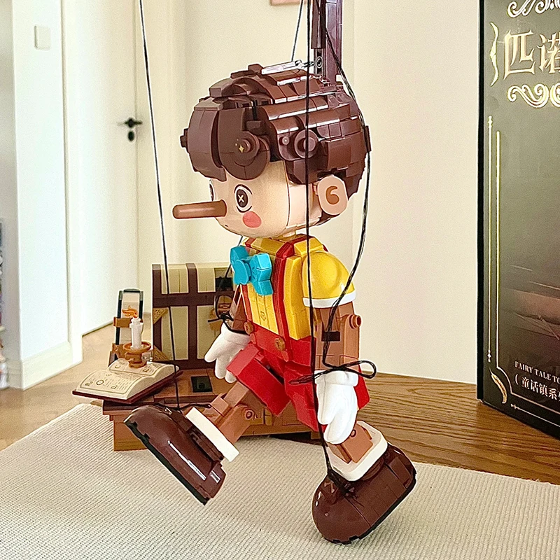 Creative Expert Long Nose Doll Puppet Building Blocks Set Classic Fairy Tale Joint Movement Marionette Brick Puzzle Toys Gifts Creative Expert Long Nose Doll Puppet Building Blocks Set Classic Fairy Tale Joint Movement Marionette Brick Puzzle Toys Gifts