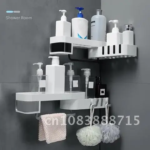 Corner Bathroom Shelf Shampoo Holder Kitchen Storage Rack Mess Shower Organizer Wall Holder Space Saver Household Items
Corner Bathroom Shelf Shampoo Holder Kitchen Storage Rack Mess Shower Organizer Wall Holder Space Saver Household Items
