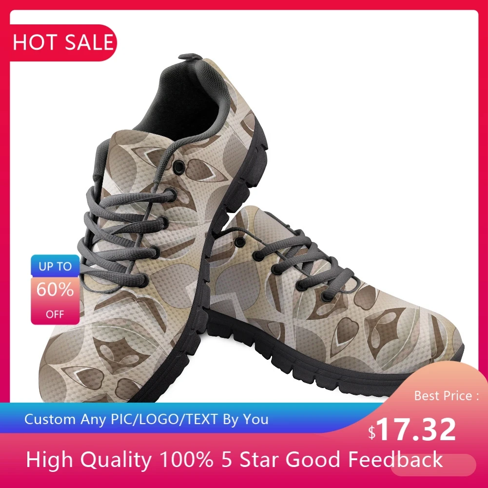 Customized Designs Women Casual Sneakers Colorful Fractal Pattern Breathable Lace-up Light Weight Mesh Shoes for Girls
Customized Designs Women Casual Sneakers Colorful Fractal Pattern Breathable Lace-up Light Weight Mesh Shoes for Girls