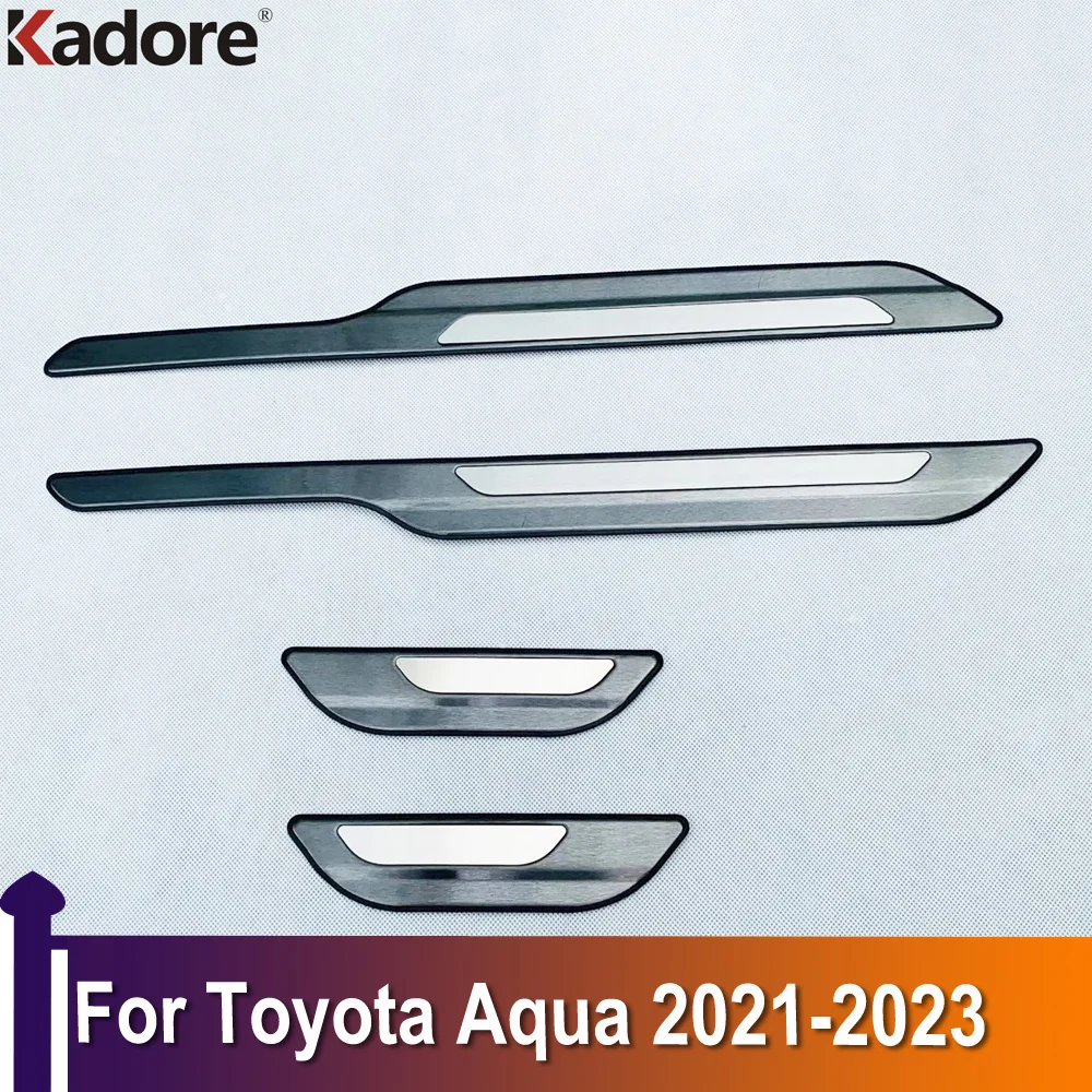 For Toyota Aqua 2021 2022 2023 Outer Door Sill Scuff Plate Trim Sticker Car Accessories Stainless Steel
For Toyota Aqua 2021 2022 2023 Outer Door Sill Scuff Plate Trim Sticker Car Accessories Stainless Steel