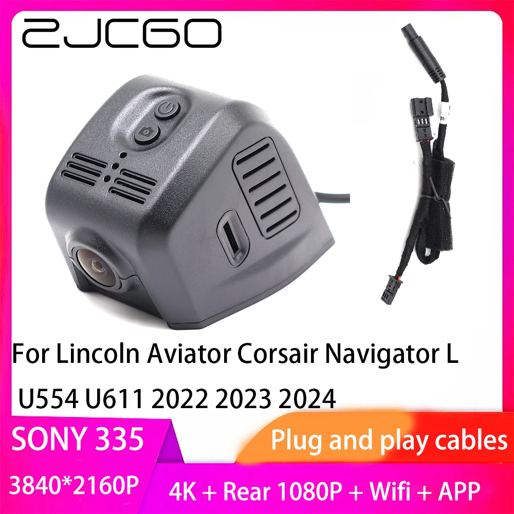 ZJCGO Plug and Play DVR Dash Cam UHD 4K 2160P Video Recorder for Lincoln Aviator Corsair Navigator L U554 U611 2022 2023 2024
ZJCGO Plug and Play DVR Dash Cam UHD 4K 2160P Video Recorder for Lincoln Aviator Corsair Navigator L U554 U611 2022 2023 2024