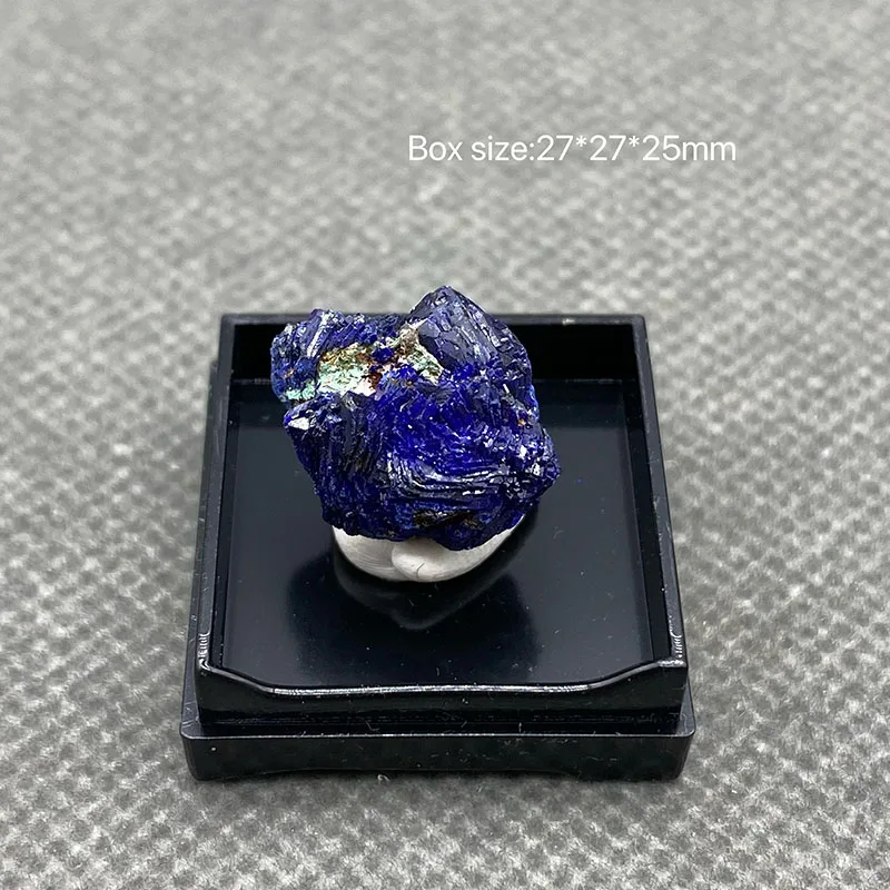 

100% Natural beautiful Azurite and Malachite symbiotic mineral specimen crystal Stones and crystals Healing crystal Box:2.7mm