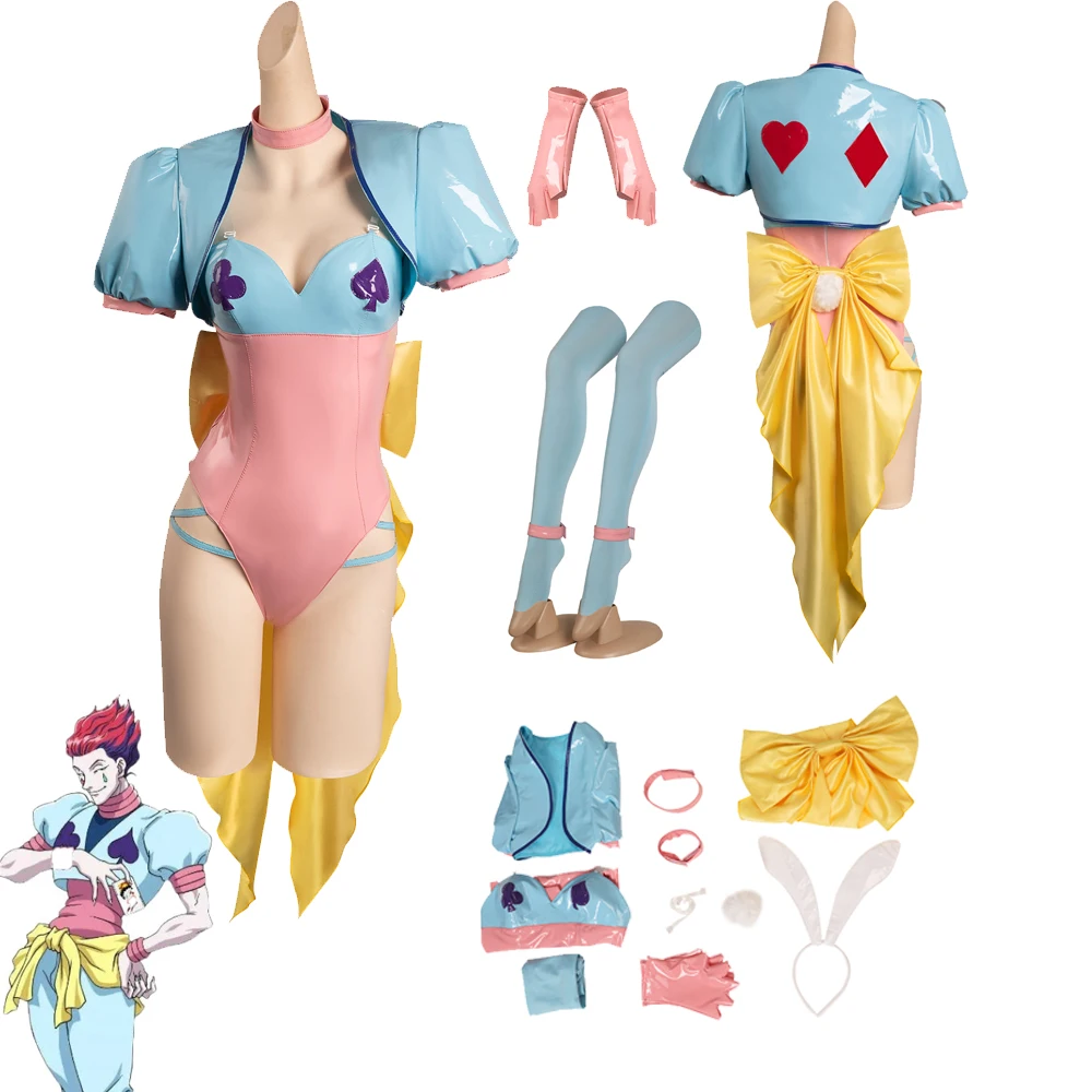 Anime Hunter x Hunter Hisoka Cosplay Jumpsuit Bunny Girl Fantasia Roleplay Halloween Party Disguise Suit For Adult Women Costume
Anime Hunter x Hunter Hisoka Cosplay Jumpsuit Bunny Girl Fantasia Roleplay Halloween Party Disguise Suit For Adult Women Costume