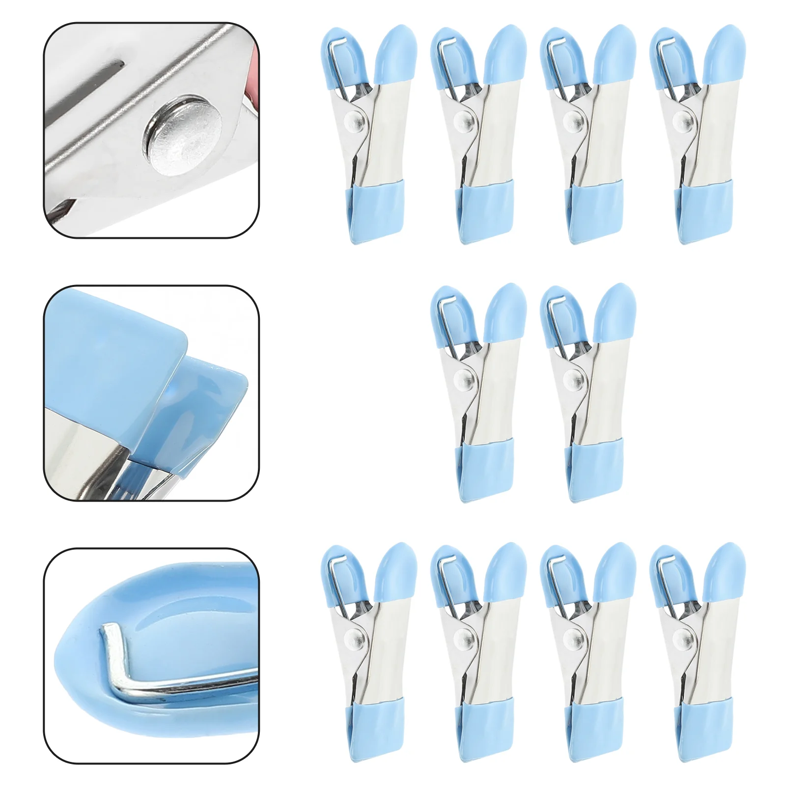 Clothespin Clothespins Heavy Duty Outdoor Hanger Clips Bag for Chips Fabric Beach Towel
Clothespin Clothespins Heavy Duty Outdoor Hanger Clips Bag for Chips Fabric Beach Towel