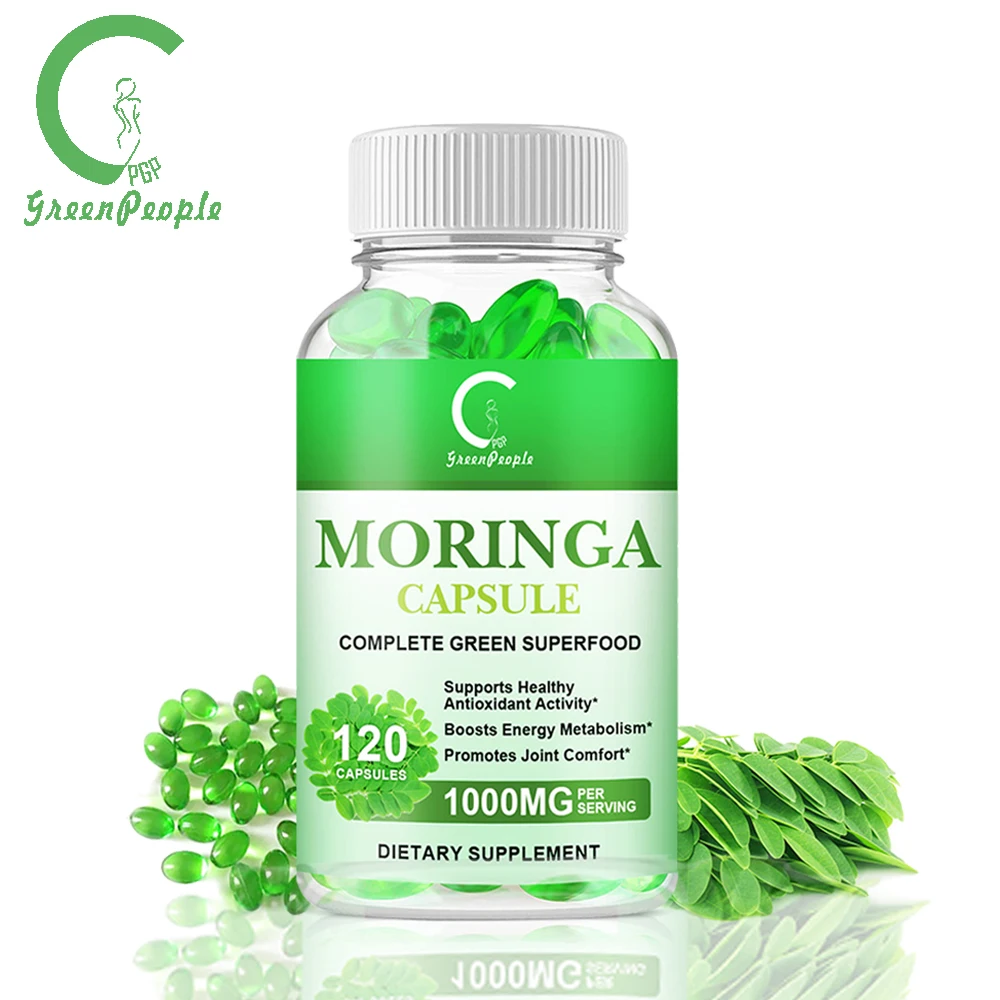 GPGP Greenpeople Natural Moringa Capsule Multi-Vitamins & Amino acid Supplement Cell Repair Veg Capsules 
GPGP Greenpeople Natural Moringa Capsule Multi-Vitamins & Amino acid Supplement Cell Repair Veg Capsules