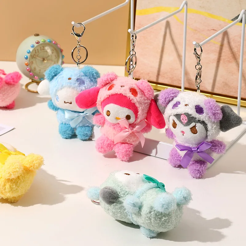 Anime Sanrio Plush Toys Kawaii Kuromi Keychain Pendant for Bag Plush Soft Stuffed Doll Plushie Keyring for Children Girl Gift
Anime Sanrio Plush Toys Kawaii Kuromi Keychain Pendant for Bag Plush Soft Stuffed Doll Plushie Keyring for Children Girl Gift