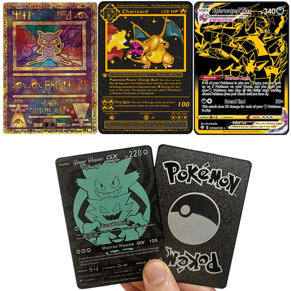 New ArrivalsNew Arrivals25th Anniversary Pokemon Diy Metal Gold Card Pikachu Charizard Blastoise Mewtwo Venusaur Battle Game Collection Cards Toys Gift | Daraz.lk New ArrivalsNew Arrivals25th Anniversary Pokemon Diy Metal Gold Card Pikachu Charizard Blastoise Mewtwo Venusaur Battle Game Collection Cards Toys Gift | Daraz.lk