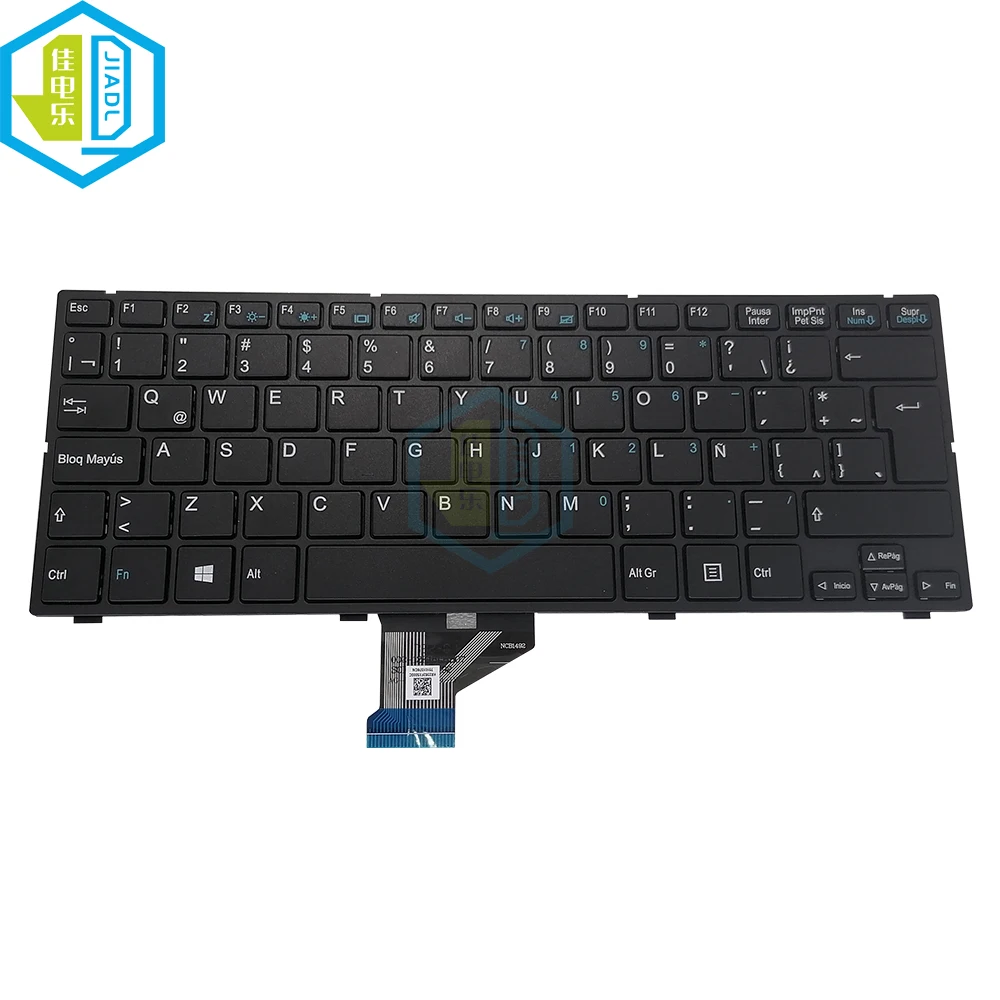 Клавиатура с испанской раскладкой для ноутбука Noblex G6 G7 G9 Escolar SF20 MP-13L16LA-3507, клавиатуры для ноутбука с черной рамкой, Новинка
Клавиатура с испанской раскладкой для ноутбука Noblex G6 G7 G9 Escolar SF20 MP-13L16LA-3507, клавиатуры для ноутбука с черной рамкой, Новинка