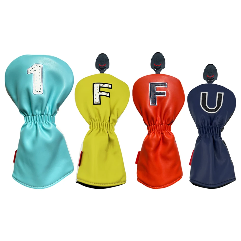 Golf Wood Cover Double Sided Golf Wood Headcover for Driver Fairway Hybrid PU Leather Waterproof Protector Set Golf Club Covers
Golf Wood Cover Double Sided Golf Wood Headcover for Driver Fairway Hybrid PU Leather Waterproof Protector Set Golf Club Covers